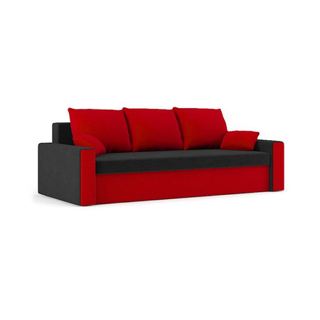 Nagy kanapé PANAMA modell 2 Fekete /piros SG-nábytek