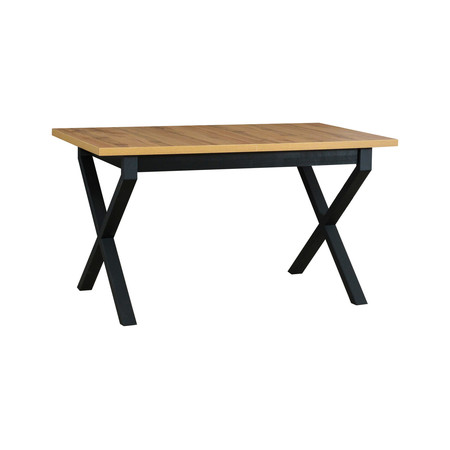 Összecsukható étkezőasztal IKON 1 - wotan tölgy/fekete lábak MIX-DREW