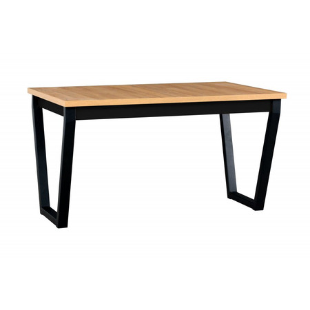 Összecsukható étkezőasztal IKON 2 - wotan tölgy/fekete lábak MIX-DREW
