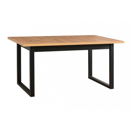 Összecsukható étkezőasztal IKON 3 -  tölgy/fekete lábakkal MIX-DREW
