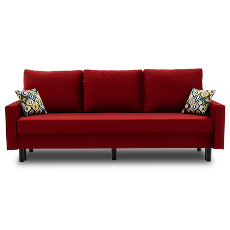Nagyméretű kanapé ETNA PRO - fém lábak Piros SG-nábytek